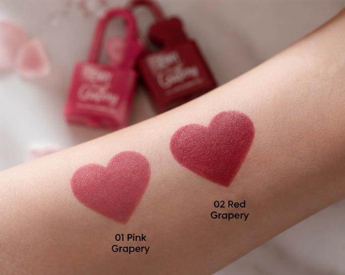 Lock Shape with Heart Matte Liquid Lipsticks – Pack of 2